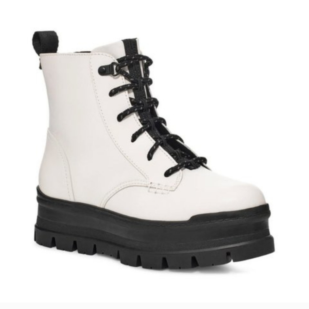 Ugg Sidnee Waterproof Boots Leather Designer Winter Platform Grunge #12